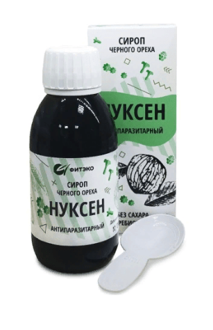 Сироп Антипаразитарный Нуксен При Кишечных Инфекциях, Глистных.